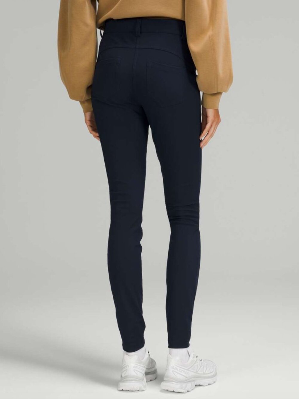 LULULEMON CITY SLEEK 5 POCKET 7/8 PANTS HIGH RISE TRUE NAVY SIZE 29 - Picture 3 of 10